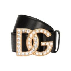 CINTURA IN VITELLO CON LOGO DG GIOIELLO