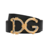 CINTURA IN PELLE CON LOGO DG BAROCCO