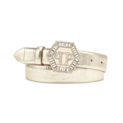 CINTURA STAMPA COCCODRILLO ESAGONALE