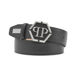 CINTURA IN PELLE ESAGONALE