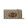 PORTAFOGLIO GUCCI HORSEBIT 1955 CON CATENA