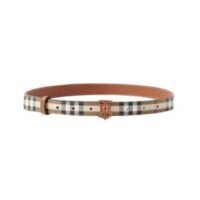 Cintura TB in pelle e Check