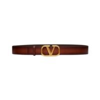 CINTURA VLOGO SIGNATURE IN VACCHETTA SFUMATA 35 MM