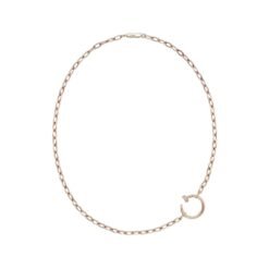 Just a Nail Necklace Rose Gold