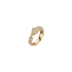 Panther Ring in Yellow Gold