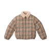 Jacket Burberry x Supreme Plaid Shearling Collar SP063