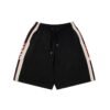 Shorts Gucci Logo Stripe Black GC076
