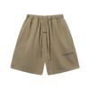 Shorts Essentials Beige with Logo Print EST004