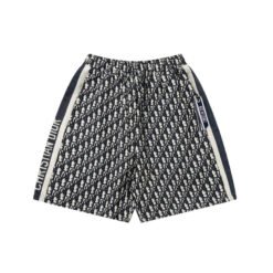 Shorts Dior Monogram Navy Side Stripes DO060