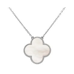 Magic Alhambra Pendant White Gold
