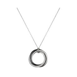 Trinity Necklace White Gold