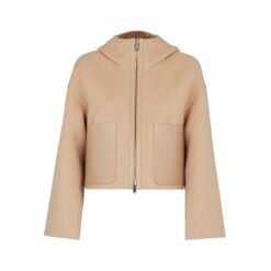 Giacca in lana beige reversibile