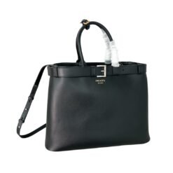 Borsa Media In Pelle Con Fibbia