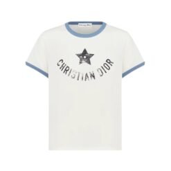 Jersey bianco, nero e blu