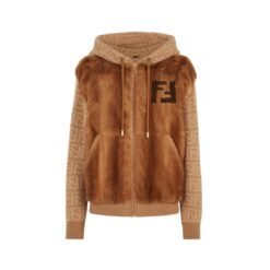 Blouson visone marrone