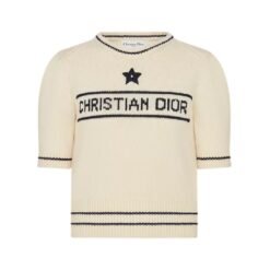 Maglione in lana e cashmere ecru