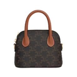 Borsa mini Honorine tela Triomphe e vitello