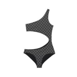 Stretch stampato nero/grigio