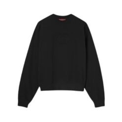 Felpa in jersey di cotone spazzolato