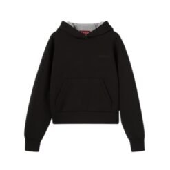 Felpa in jersey di viscosa con cappuccio