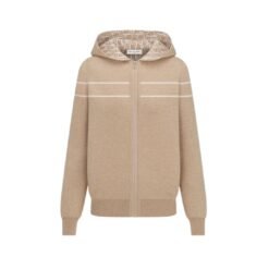 Maglia cachemire beige Oblique