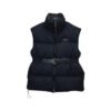 gilet imbottito con cintura