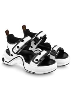 Archlight Flache Sandale Nero/Bianco