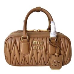 Arcadie matelassé nappa leather bag