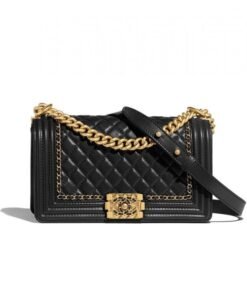 Boy flap Borsa Nero medium