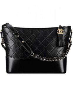 Gabrielle Hobo Nero 28 cm