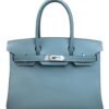Birkin 30 Epsom  Blu